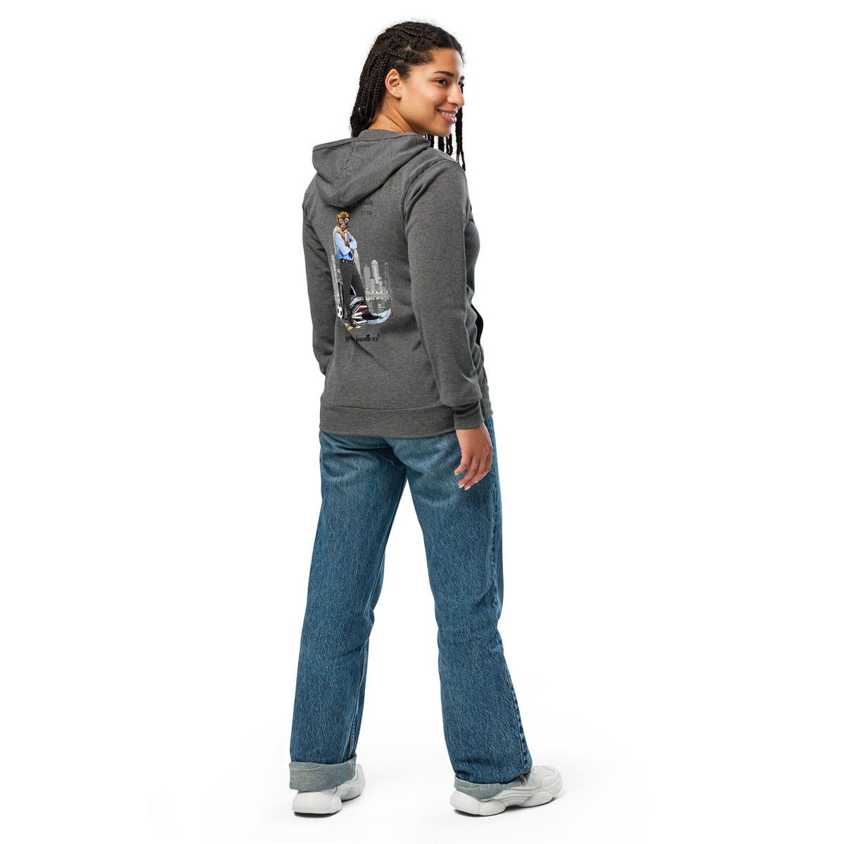 Unisex zip hoodie